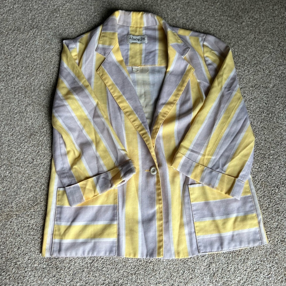 Vintage light blazer for summer Henry Lee